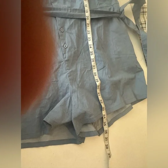 torrid X Betty & Veronica Chambray SpreadCollar Retro Button Front Romper NWT 18 - Picture 16 of 16
